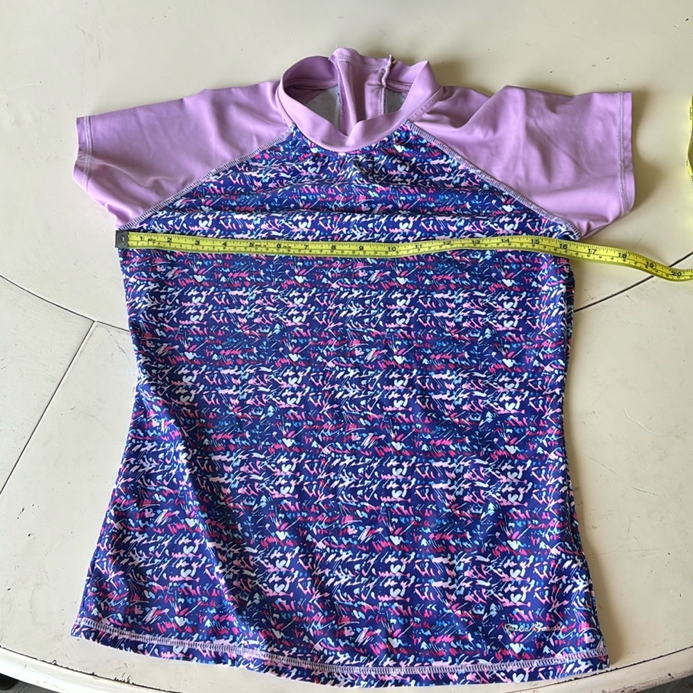 🌺Eddie Bauer Purple and Pink Swim Rashguard
